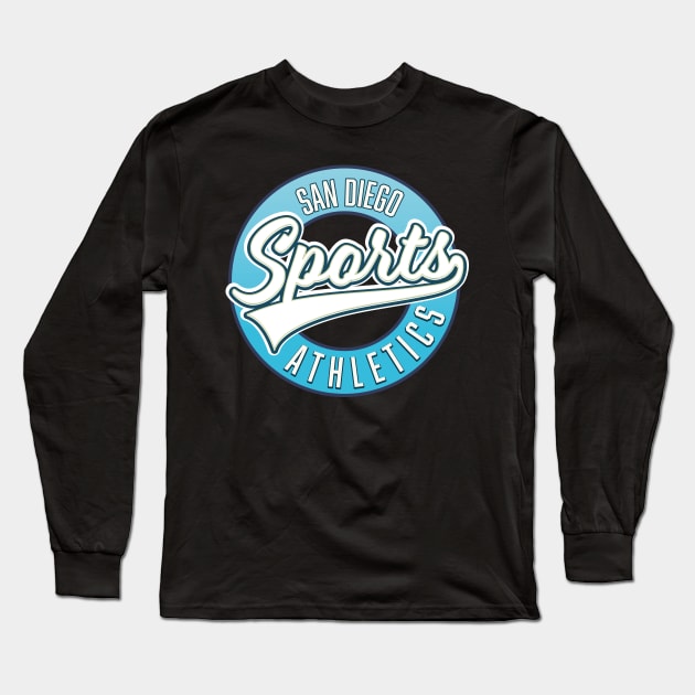 San Diego Athletics Long Sleeve T-Shirt by nickemporium1